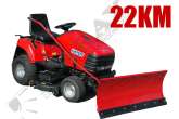 Traktorek KARSIT Turbocut 22/122HX moc 22.0KM, szer. robocza: 122.0cm, przekładnia hydrostatyczna + pług 120cm (spychacz)